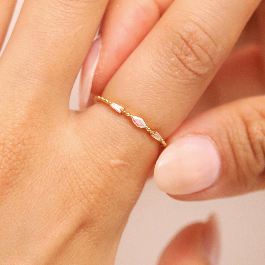 Triple smoked topaz ring-1