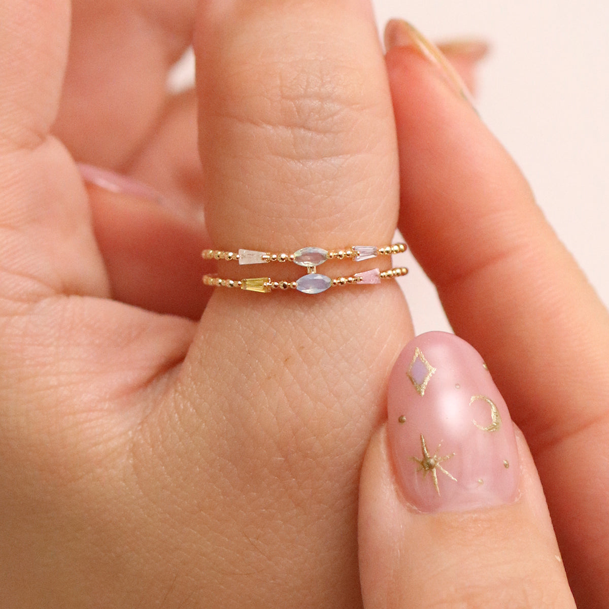 Pastel Layered Ring-1