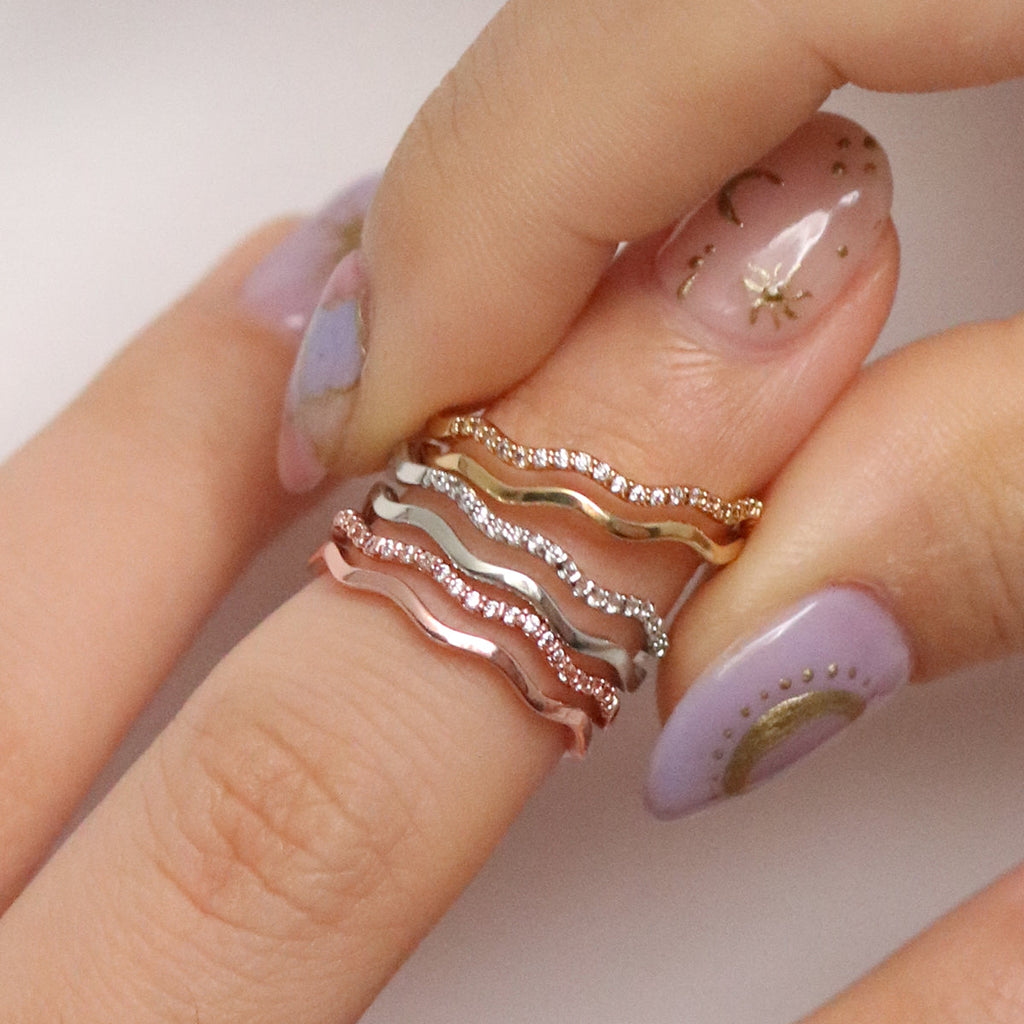 Wave Layered Ring-4