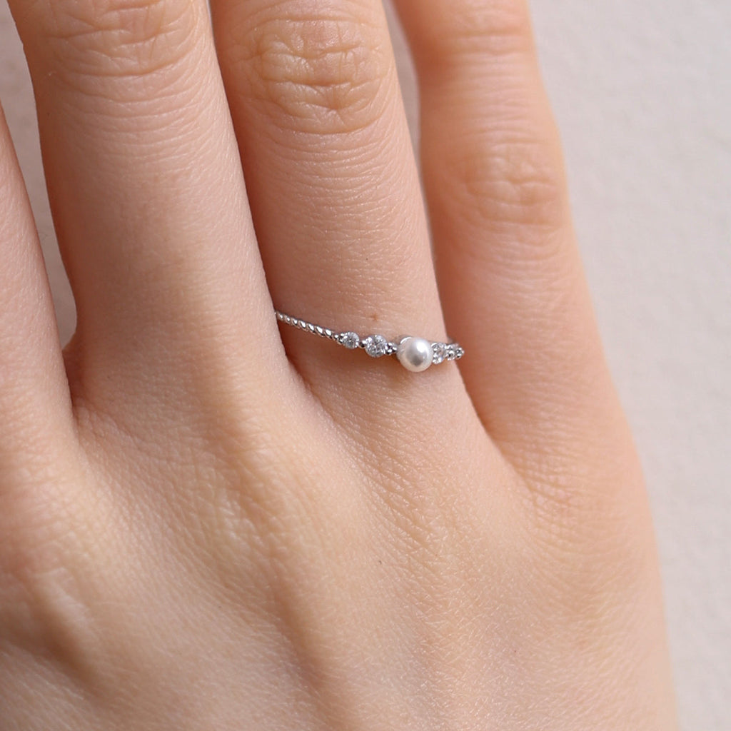 Pearl Statement Ring-3