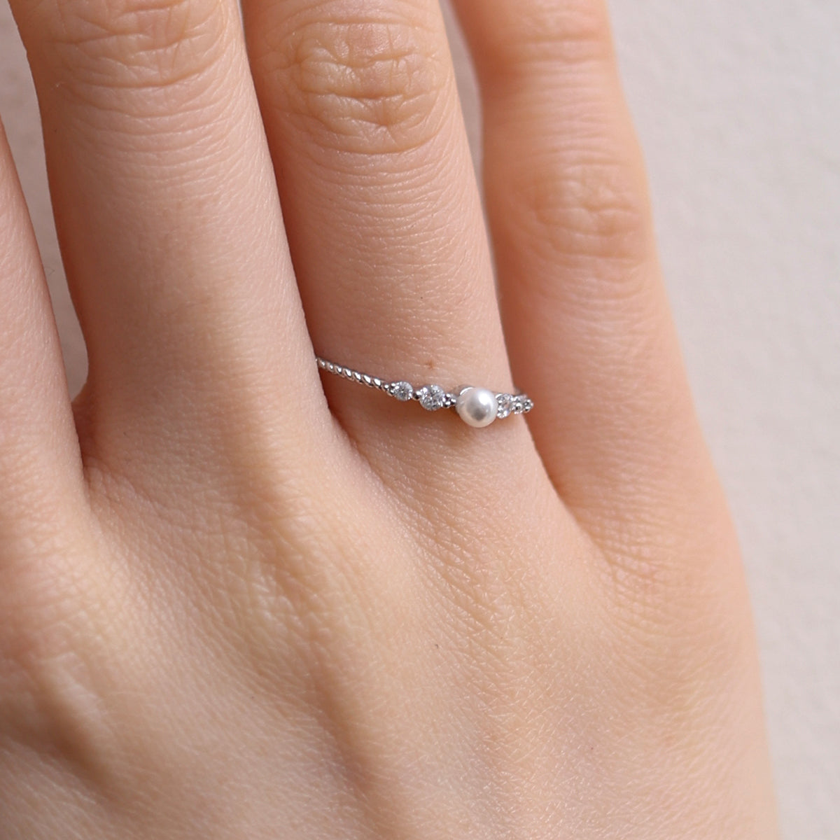 Pearl Statement Ring-3