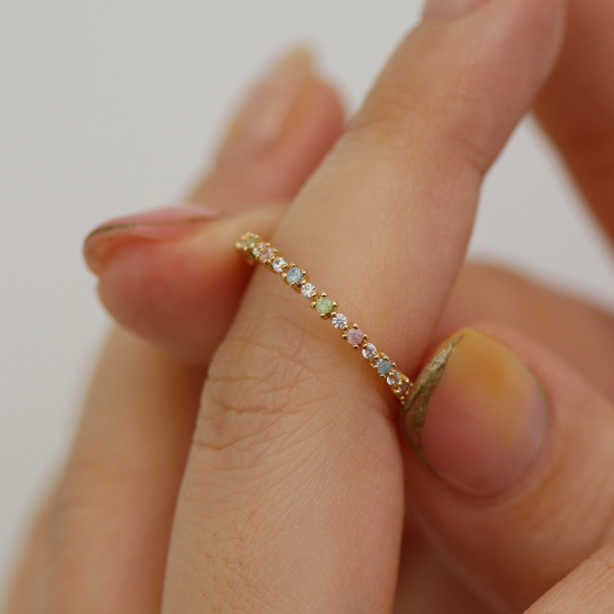 Pastel rainbow ring-1
