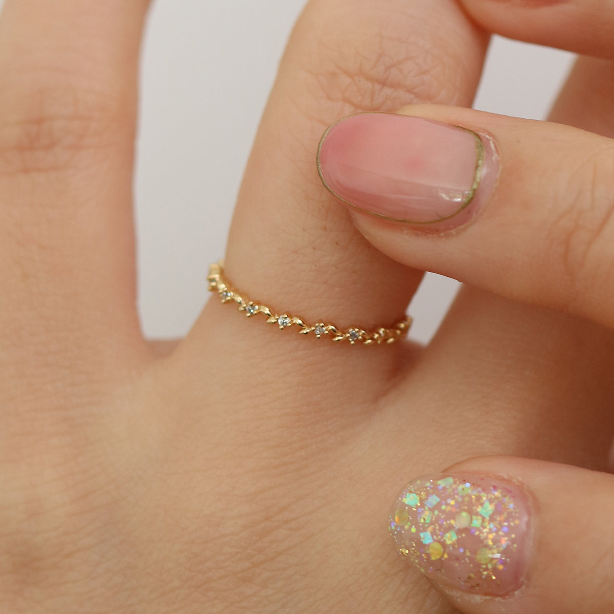 Simple Cubic Beaded Ring-1