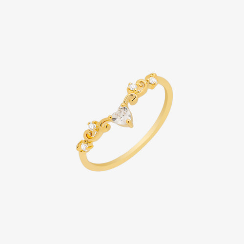Elegant heart ring-0