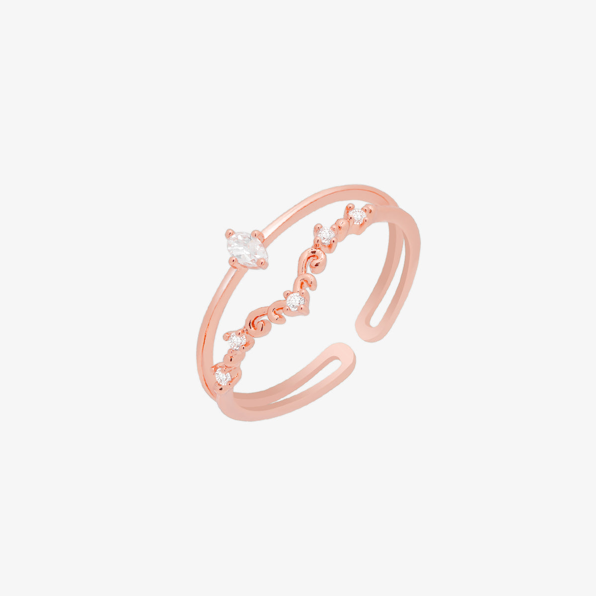 Cubic Harmony Layered Ring-6